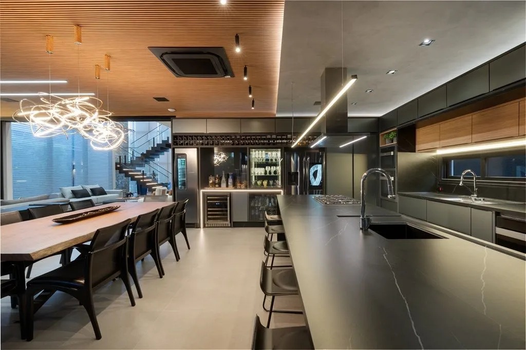 Interior de projeto residencial